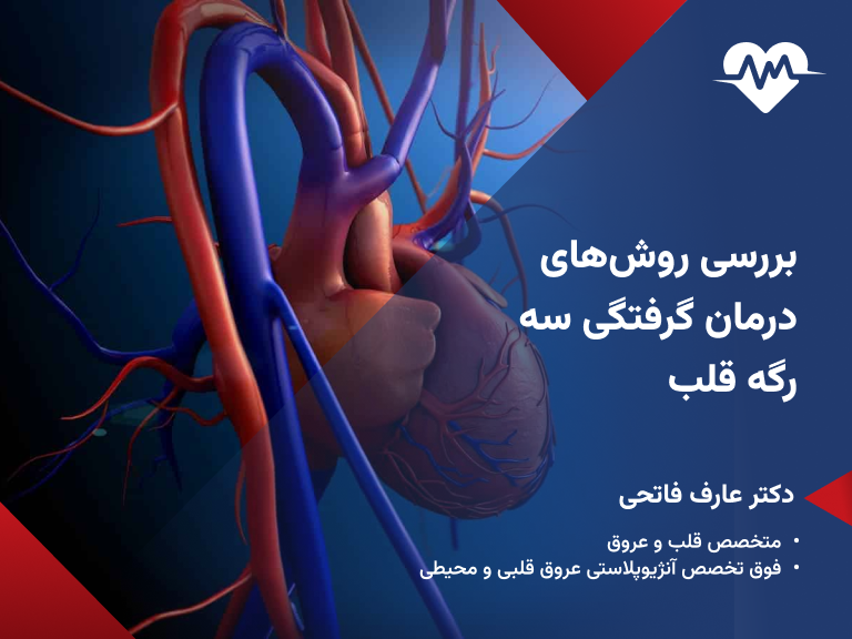 گرفتگی سه رگ اصلی قلب