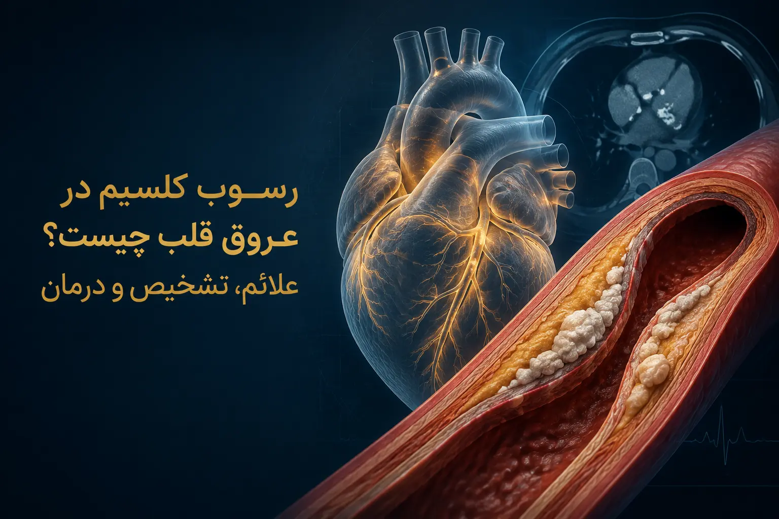 رسوب کلسیم در عروق قلب